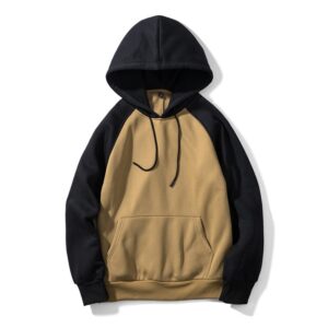Men's Colour Block Pullover Hoodie - Image 3