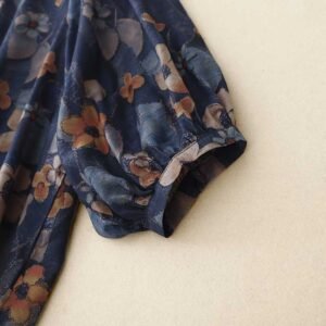 Women's Multicolour Printed Loose-Fit Top - Image 4