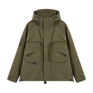 Men’s Lightweight Waterproof Windbreaker Jacket with Hood - Image 5