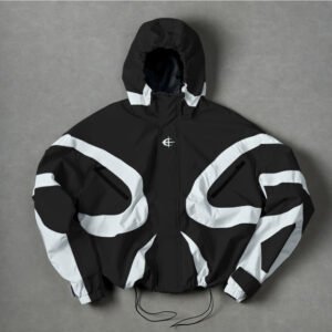 Men’s Hooded Patchwork Jacket - Image 5