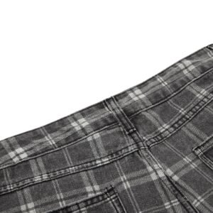 Women’s Vintage Plaid Wide-Leg Pants - Image 5