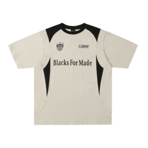 Men's Retro Contrast Stitching Graphic T-Shirt - Image 4