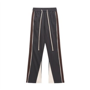 Men’s Patchwork Casual Pants – Loose Fit