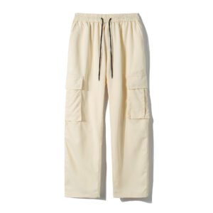 Men's Relaxed Wide-Leg Drawstring Pants - Image 4
