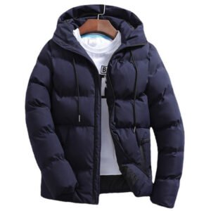 Men’s Hooded Puffer Jacket – Cotton-Padded Winter Coat - Image 5
