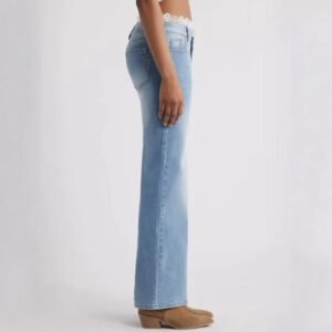 Women's High-Stretch Wide-Leg Flared Jeans - Image 4
