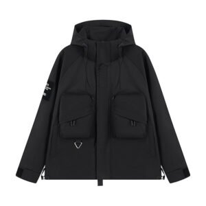 Men’s Lightweight Waterproof Windbreaker Jacket with Hood - Image 8