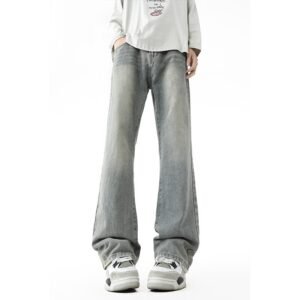 Mens Casual Vintage straight Jeans - Image 10