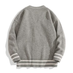 Men’s Relaxed Knit Streetwear Cardigan - Image 3