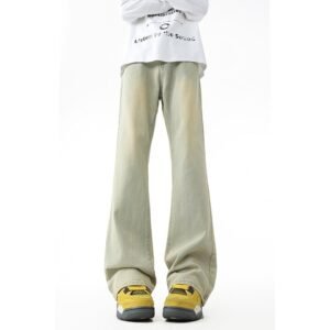Mens Casual Vintage straight Jeans - Image 6