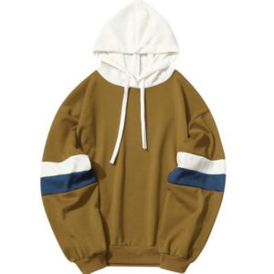 Loose fit Varsity-Style Hooded Sweatshirt - Image 4