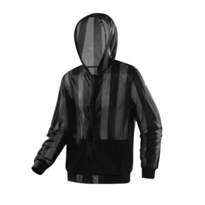 Men’s Two-Tone Slim Fit Hooded Jacket - Image 4