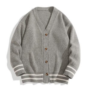 Men’s Relaxed Knit Streetwear Cardigan